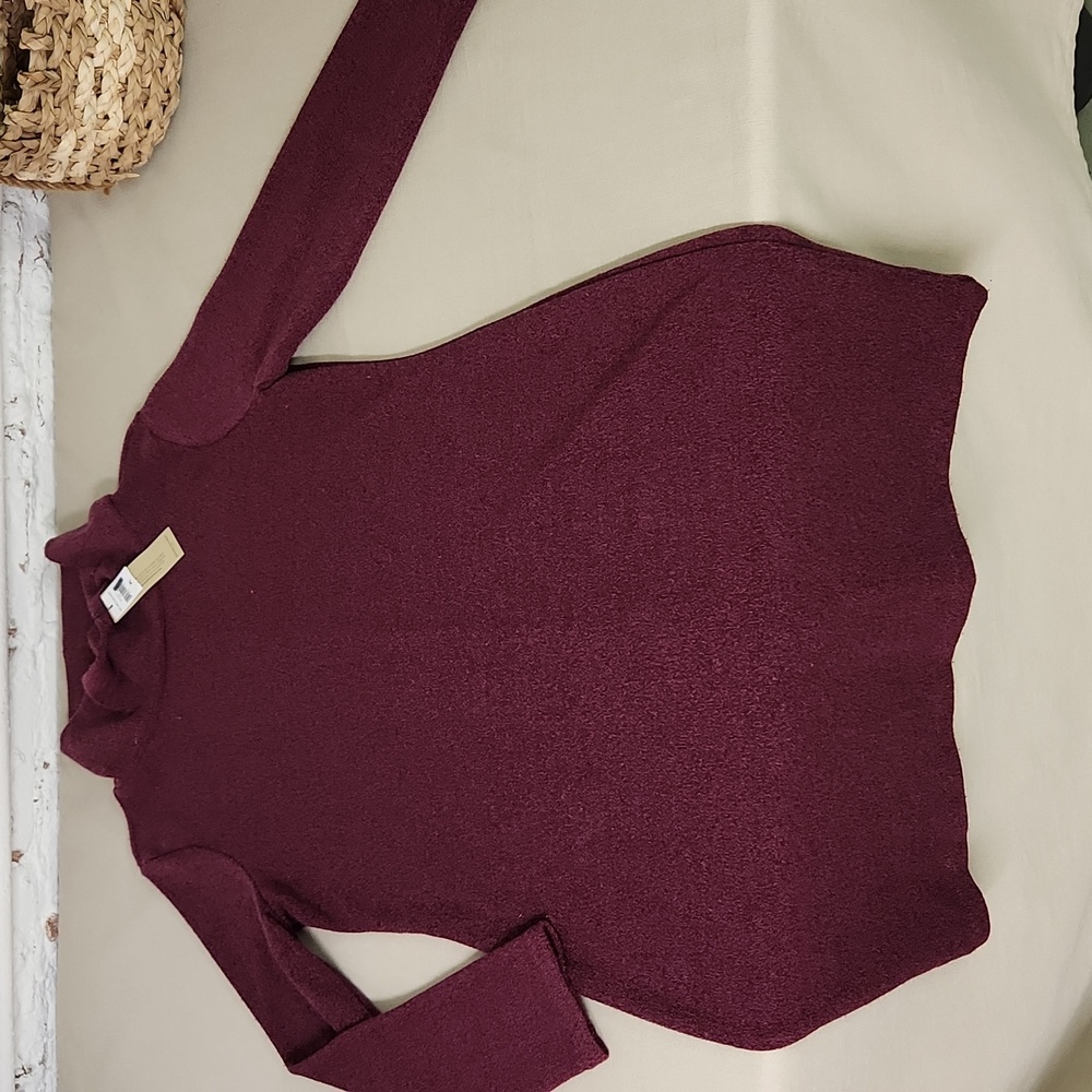 Banana Rebublic NWT Burgundy Sweater Dress Size Large